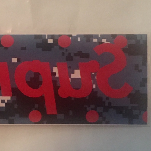 Supreme CDG Digi Box Logo Sticker - Picture 4 of 5